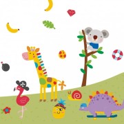 Apli Kids  -   Naklejki z Pianki Eva  -  Zwierzęta 24 Szt.