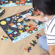 Apli Kids - Puzzle Świecące w Ciemności -  Kosmos 4+