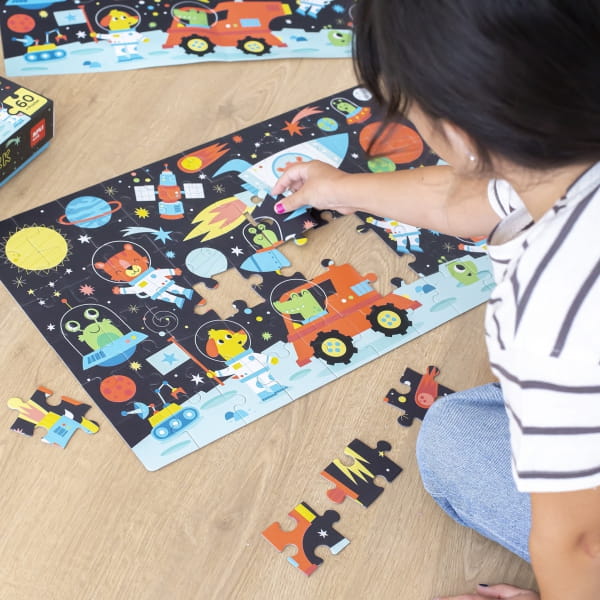 Apli Kids - Puzzle Świecące w Ciemności -  Kosmos 4+