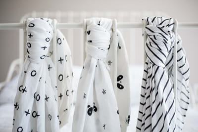Lulujo  -    Modern Kocyk Bambusowy Panda