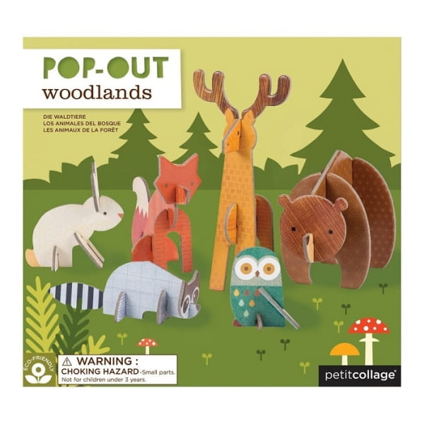 Petit Collage  -  Puzzle Przestrzenne las