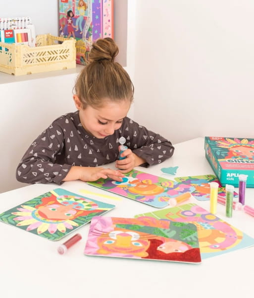 Apli Kids - Zestaw Artystyczny z Brokatem Apli Kids