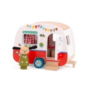Moulin Roty    -    Auto Drewniana Przyczepa Kempingowa la Grande 632432