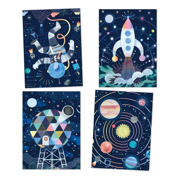 Djeco     -    Wydrapywanka Kosmos Dj09727
