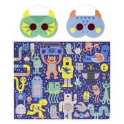 Petit Collage     -     Puzzle Ukryte Obrazki Potworki