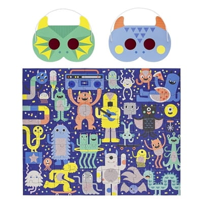 Petit Collage     -     Puzzle Ukryte Obrazki Potworki