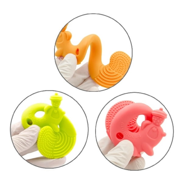 Mombella  -  Gryzak Zabawka Squirrel Green