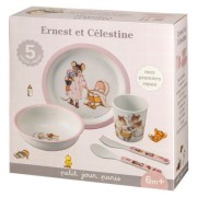 Petit Jour Paris® - Zestaw Naczyń i Sztućców Dla Dziecka, 5 El., Ernest i Celestyna | Petit Jour Paris®
