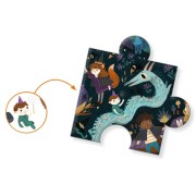 Djeco             -             Puzzle Uczniowie Czarnoksiężnika  -  54 Elementów Dj07565