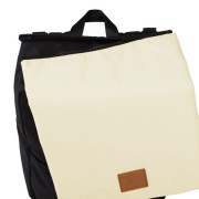 MY BAG'S - My Bag's Plecak Reflap Eco Black/cream