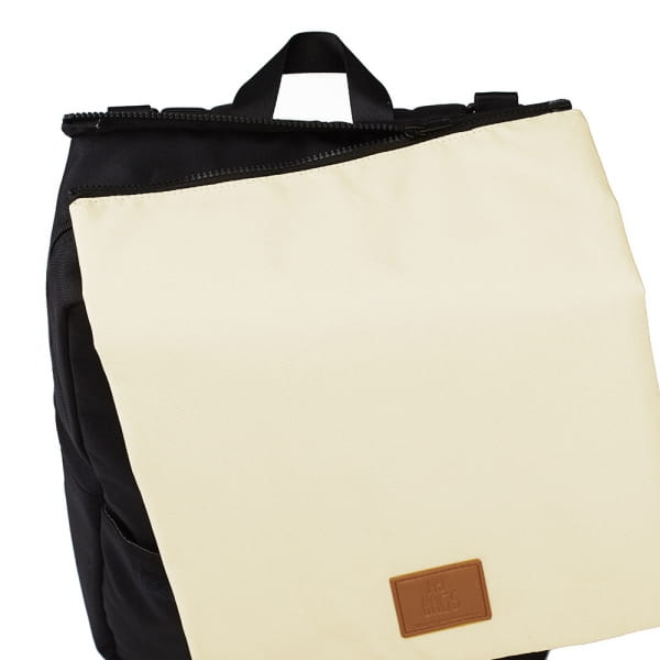 MY BAG'S - My Bag's Plecak Reflap Eco Black/cream