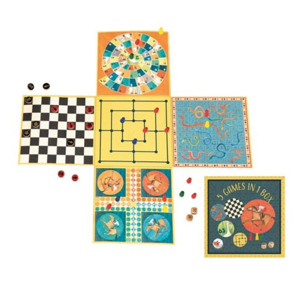 Egmont Toys® - Planszowe Gry Rodzinne 5 w 1 | Egmont Toys®
