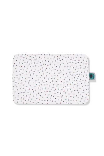 Pink no More  -  Poduszka Muślinowo - Bambusowa Dots White