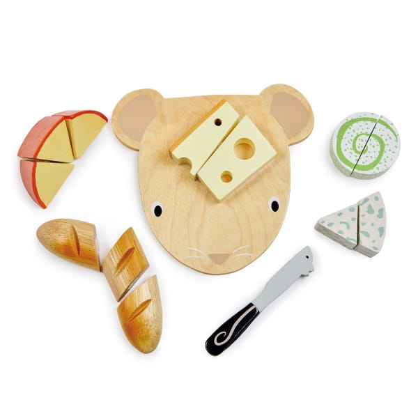 tender leaf toys - Drewniana Deska z Serami do Krojenia
