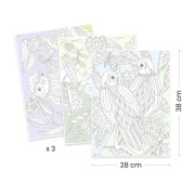 Djeco                            -                    Kolorowanki Obrazy do Kolorowania w Teczce      -   Ptaki Dj08691