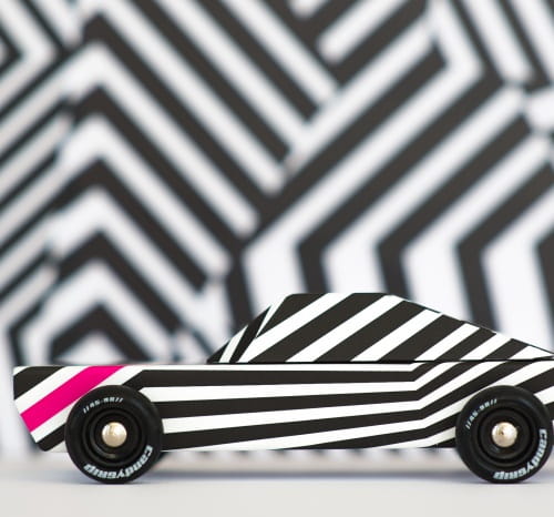 Candylab Toys  -  Drewniany Samochód Speed Racer Ghost