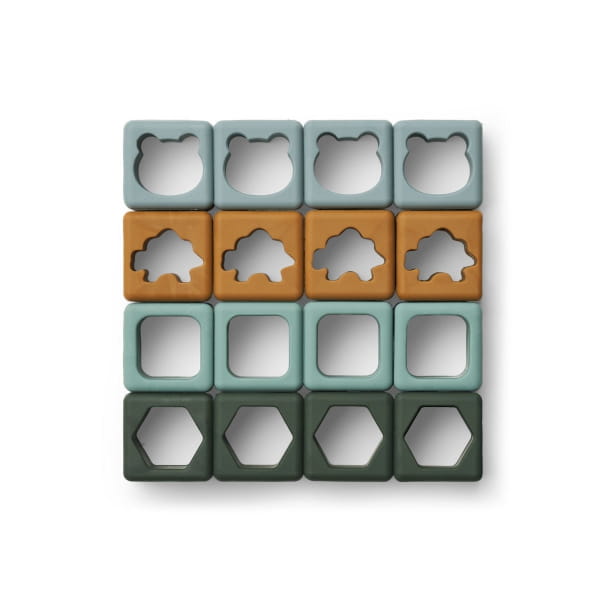 Liewood     -      Klocki Loren 16 - Pak – Green Multi Mix
