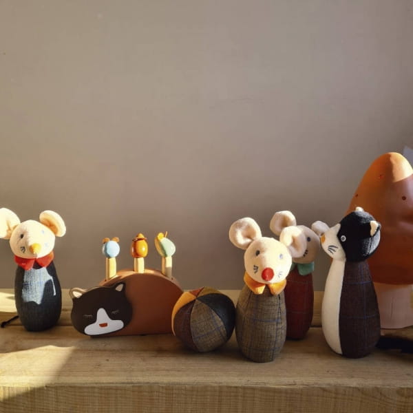 Egmont Toys® - Kręgle Dla Dzieci do Zabawy  -  Kot i Myszki | Egmont Toys®