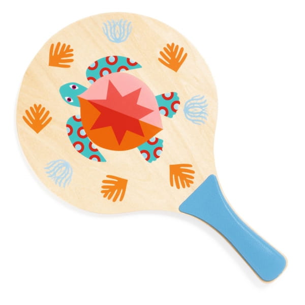 Djeco  -  Drewniane Paletki Rakietki do Gry Ocean Dj02081