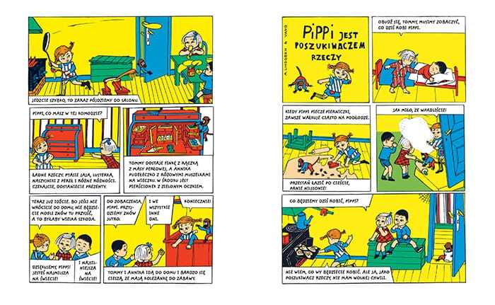 Zakamarki  -  Pippi Się Wprowadza i Inne Komiksy