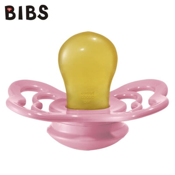 BIBS - Bibs Supreme s Baby Pink Smoczek Uspokajający Kauczuk Hevea