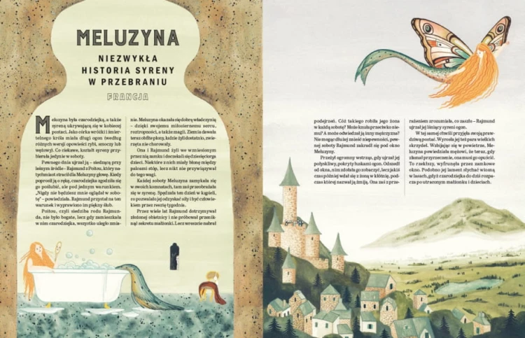 Wydawnictwo Nasza Księgarnia    -    Atlas Syren. Wodny Lud z Różnych Stron Świata