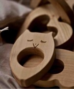 Wooden Story - Drewniany Gryzak  -  Pingwin