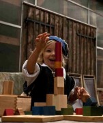 Wooden Story - Drewniane Klocki w Skrzynce – Kolorowe, 30 Elementów