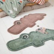 Done by Deer - Done by Deer Dywan Dla Dziecka Croco Green
