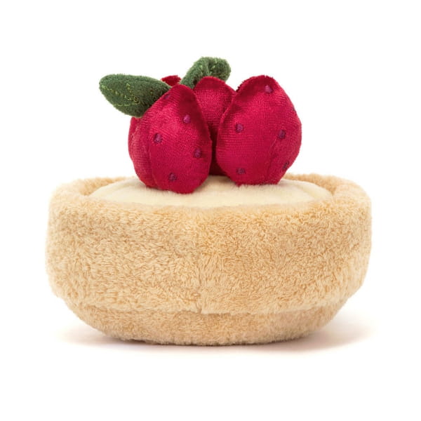 Jellycat   -    Przytulanka Amuseables Wesoła Tarta Truskawkowa Fleurette