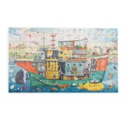 Moulin Roty            -        Puzzle Tekturowe Statek 200 Elementów le Jardin