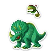 Djeco  -  Zestaw Naklejek 160 szt Dinozaury Dj08843