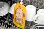 Fill'n Squeeze  -  Saszetki Wielorazowe z Podwójnym Zipem 6 Szt.  -  Wesoła Małpka