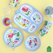 Maison Petit Jour® - Talerz z Przegródkami Dla Dzieci, Seria Wiejska Sielanka | Maison Petit Jour®