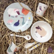 Maison Petit Jour® - Łyżka Melaminowa Dla Dzieci, Seria Farma | Maison Petit Jour®