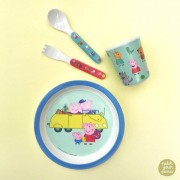 Petit Jour Paris® - Talerzyk Deserowy fi 18 Cm, Świnka Peppa