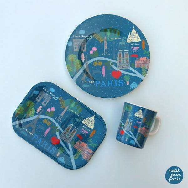Petit Jour Paris® - Talerz Deserowy fi 20 cm Paryż Emilii | Petit Jour Paris®