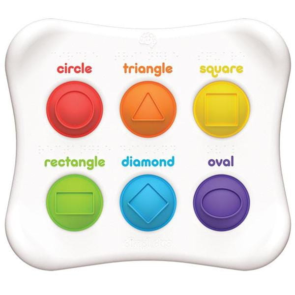 Fat Brain Toys    -    Sensoryczne Bąbelki Kształty i Kolory Dimpl Duet