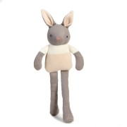 ThreadBear Design - Przytulanka z Bawełny Organicznej Gots, Grey Bunny, Threadbear Design