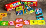 Apli Kids - Domino w Kartonowym Domku Apli Kids  -  Farma
