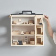 Kids Concept  -  Aiden Drewniany Domek z Akcesoriami Dla Lalek