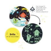 Apli Kids - Puzzle Świecące w Ciemności -  Kosmos 4+