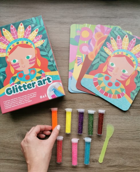 Apli Kids - Zestaw Artystyczny z Brokatem Apli Kids