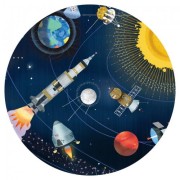 Djeco         -         Puzzle Obserwacyjne Kosmos 200 Elementów z Książeczką Dj07413
