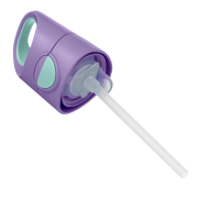 B.BOX - Butelka Tritanowa ze Słomką 450 Ml, Lilac Pop, B.box