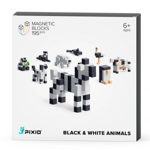 PIXIO® - Klocki Pixio Black &amp; White Animals | Story Series | Pixio®