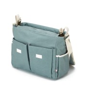 MY BAG'S - My Bag's Torba do Wózka Flap Bag Happy Family Aquamarine