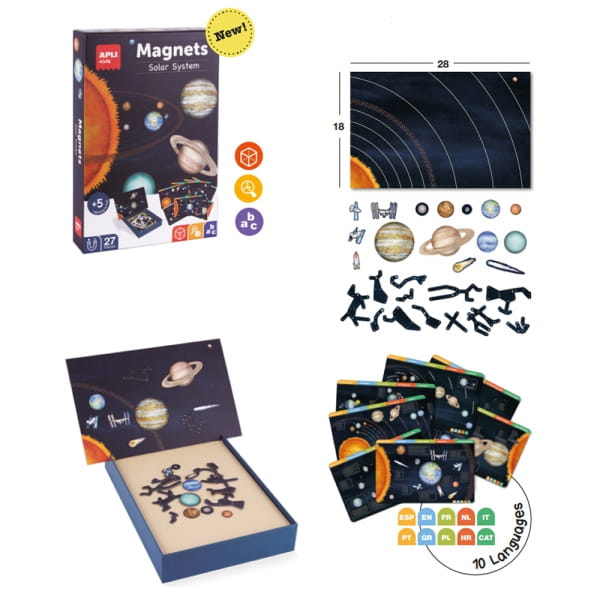 Apli Kids - Magnetyczna Układanka Apli Kids  -  Układ Słoneczny
