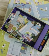 Auzou Puzzle Duże Miasto z Drewnianymi Autkami 3+ 72031