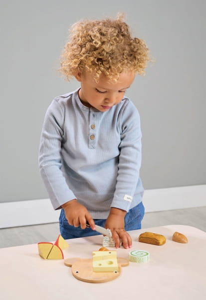 tender leaf toys - Drewniana Deska z Serami do Krojenia
